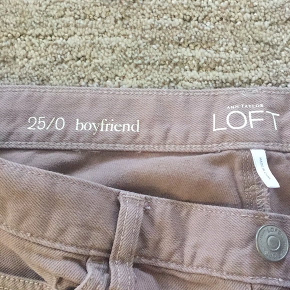 Khaki colored boyfriend jeans - Picture 3 of 4